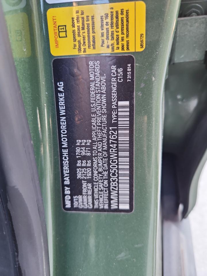 2016 Mini Cooper Countryman VIN: WMWZB3C50GWR47621 Lot: 81960175