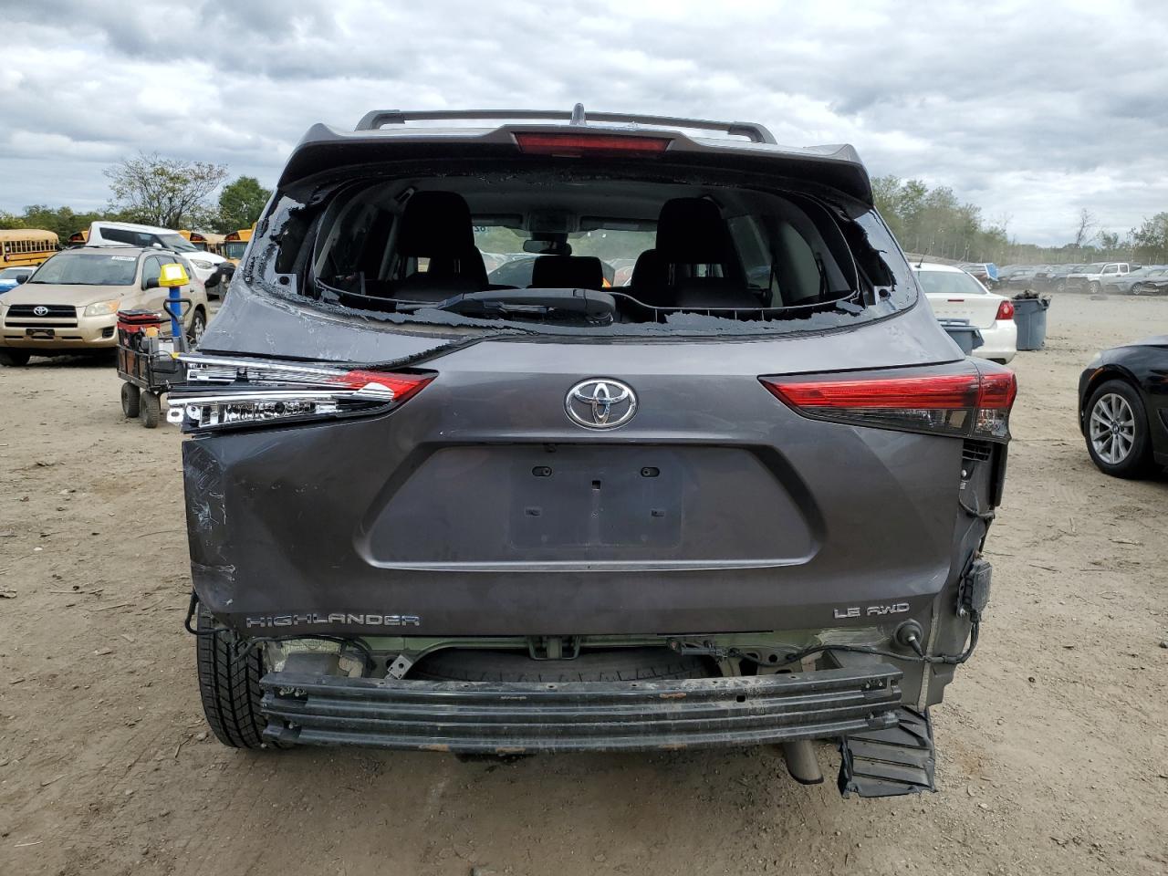 2021 Toyota Highlander L VIN: 5TDBZRBH6MS544804 Lot: 82340505