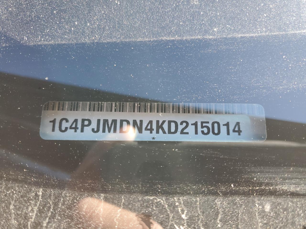 2019 Jeep Cherokee Limited VIN: 1C4PJMDN4KD215014 Lot: 89735665