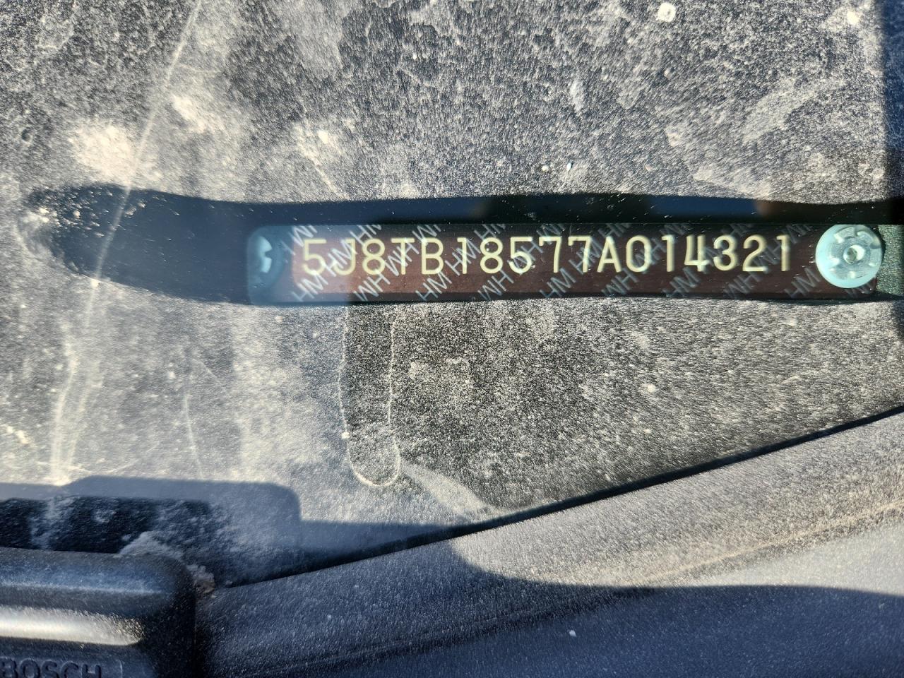 2007 Acura Rdx Technology VIN: 5J8TB18577A014321 Lot: 82608095