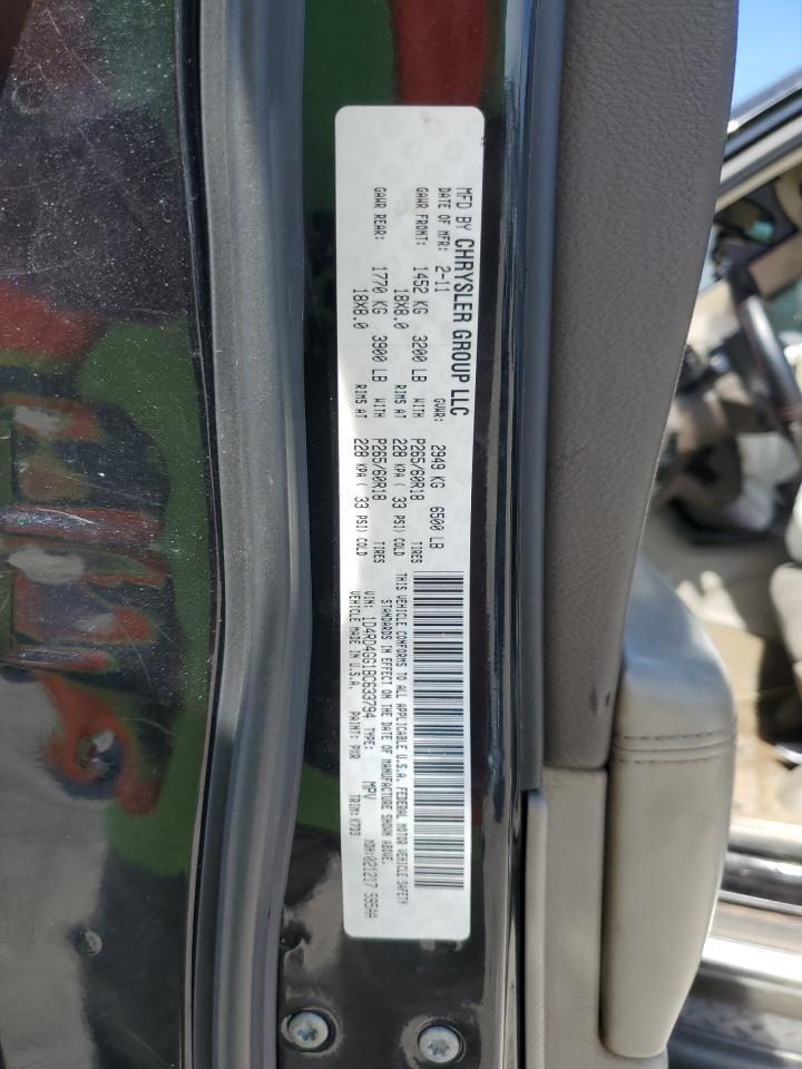 2011 Dodge Durango Crew VIN: 1D4RD4GG1BC633794 Lot: 82196185