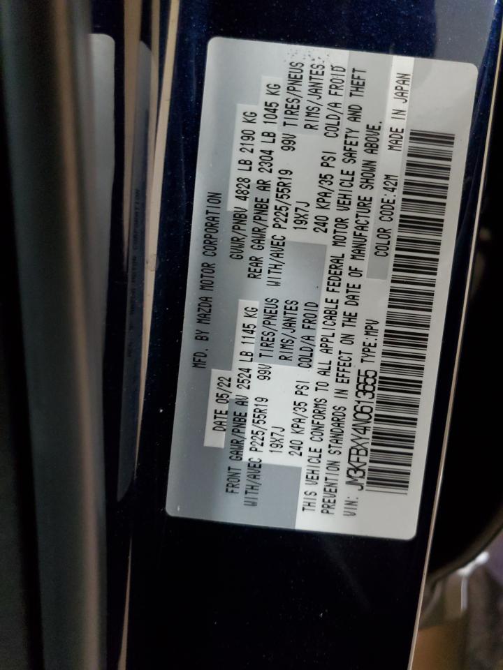 2022 Mazda Cx-5 Signature VIN: JM3KFBXY4N0613655 Lot: 86653715
