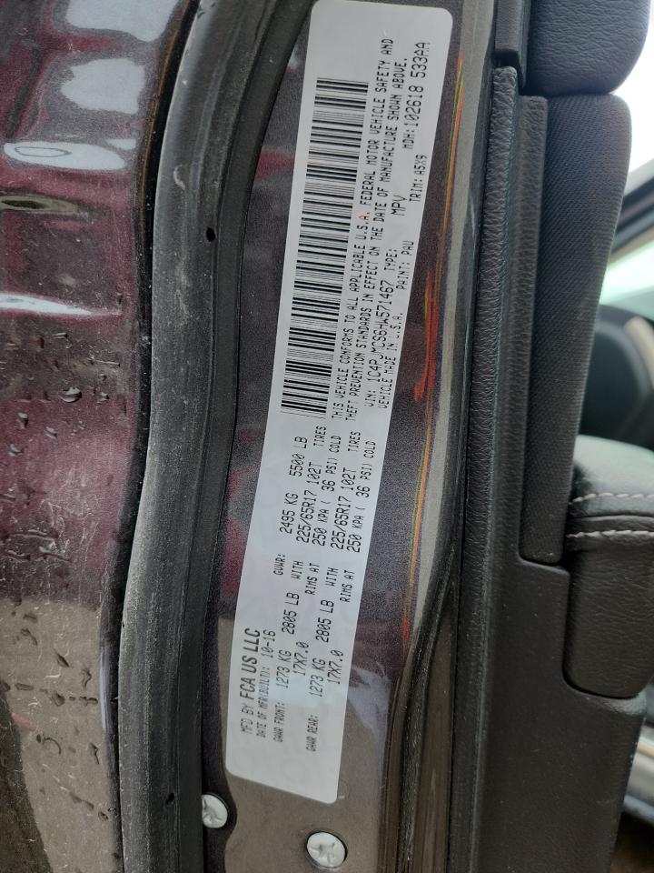 2017 Jeep Cherokee Latitude VIN: 1C4PJMCS6HW571467 Lot: 86316515