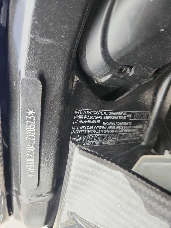 2020 BMW S 1000 Rr VIN: WB10E2304LZJ28523 Lot: 84382405