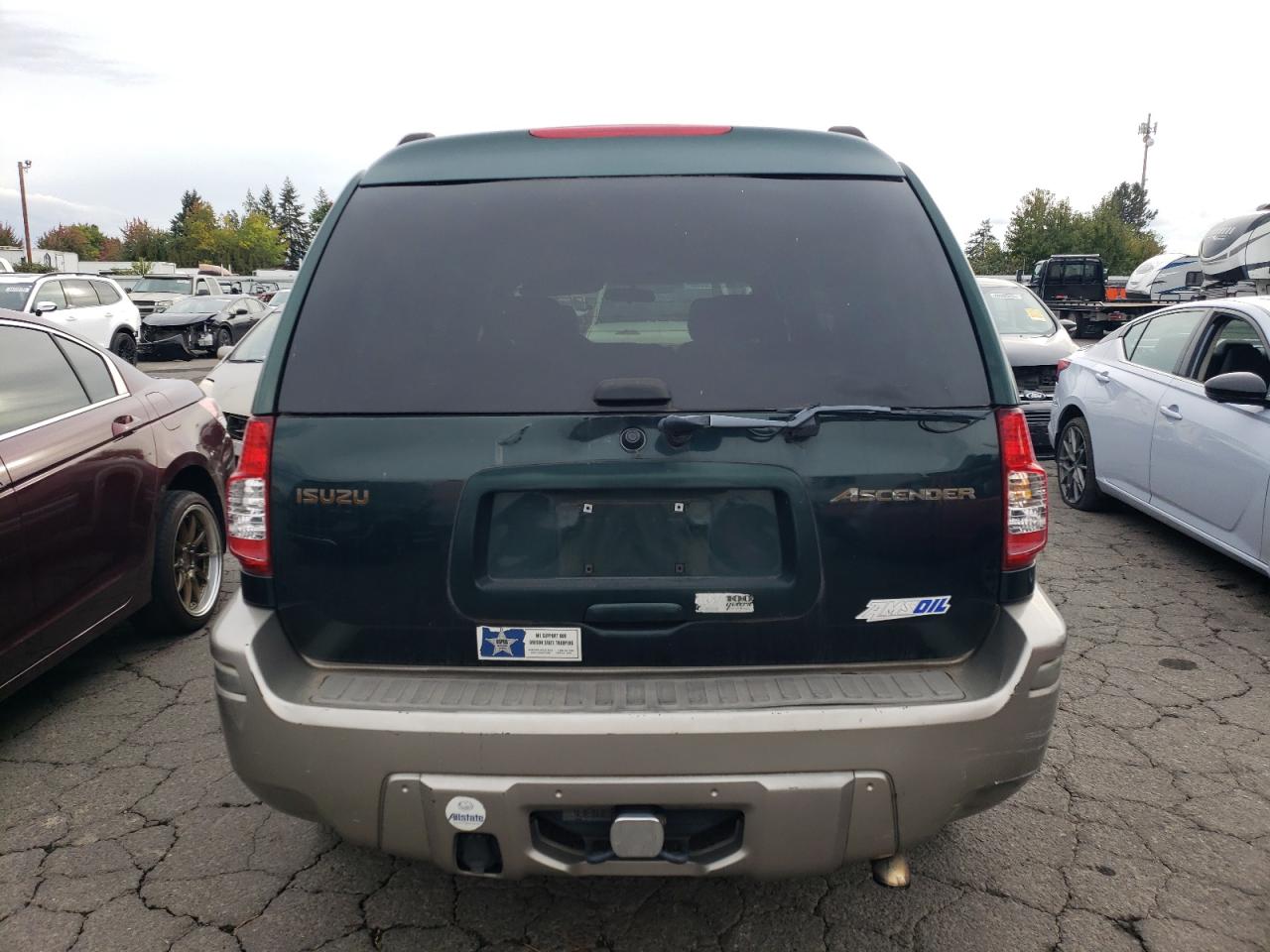 2003 Isuzu Ascender S VIN: 4NUET16S932100767 Lot: 86098765