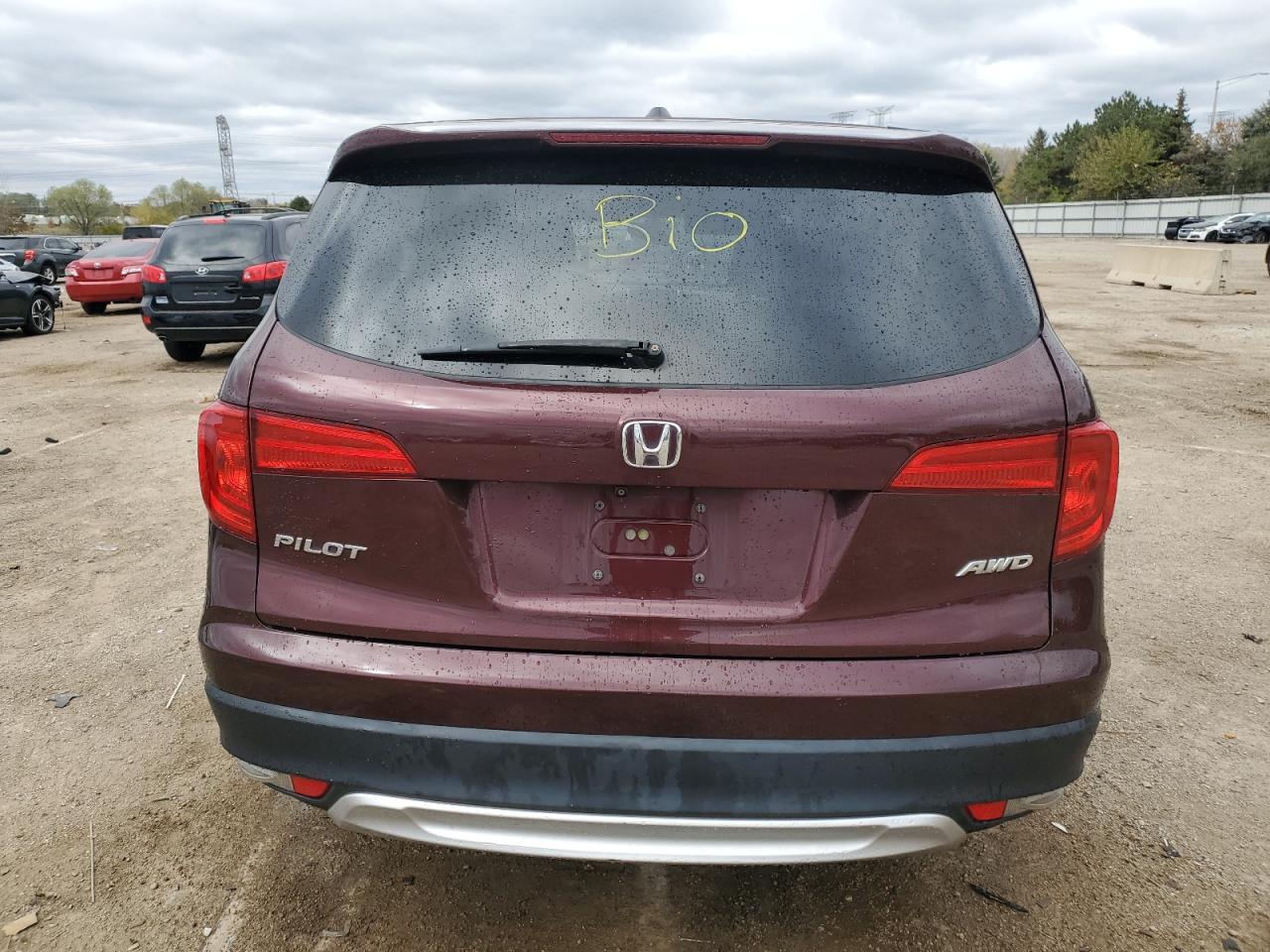 2017 Honda Pilot Exl VIN: 5FNYF6H58HB057242 Lot: 89669345