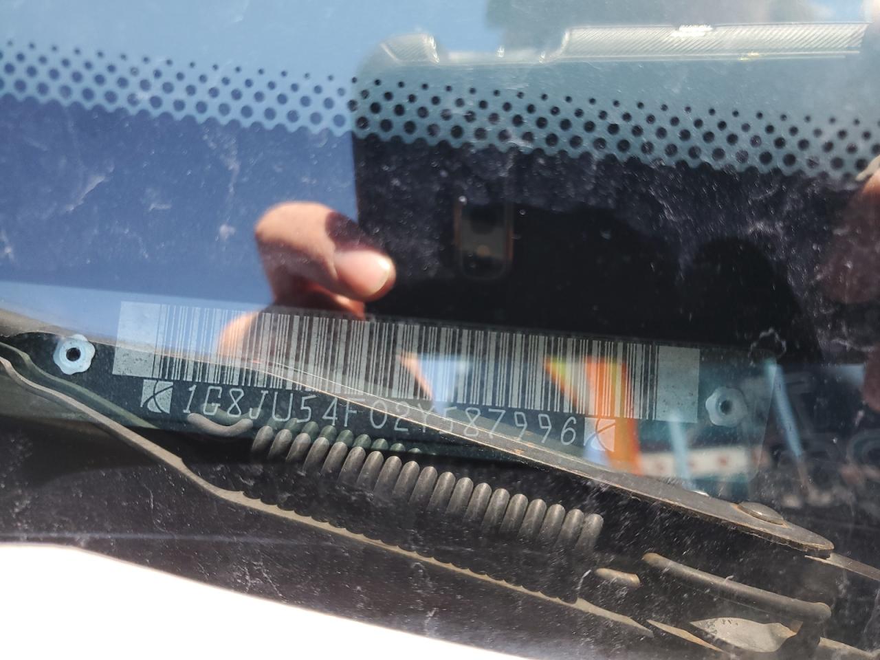 2002 Saturn L200 VIN: 1G8JU54F02Y587996 Lot: 85418145