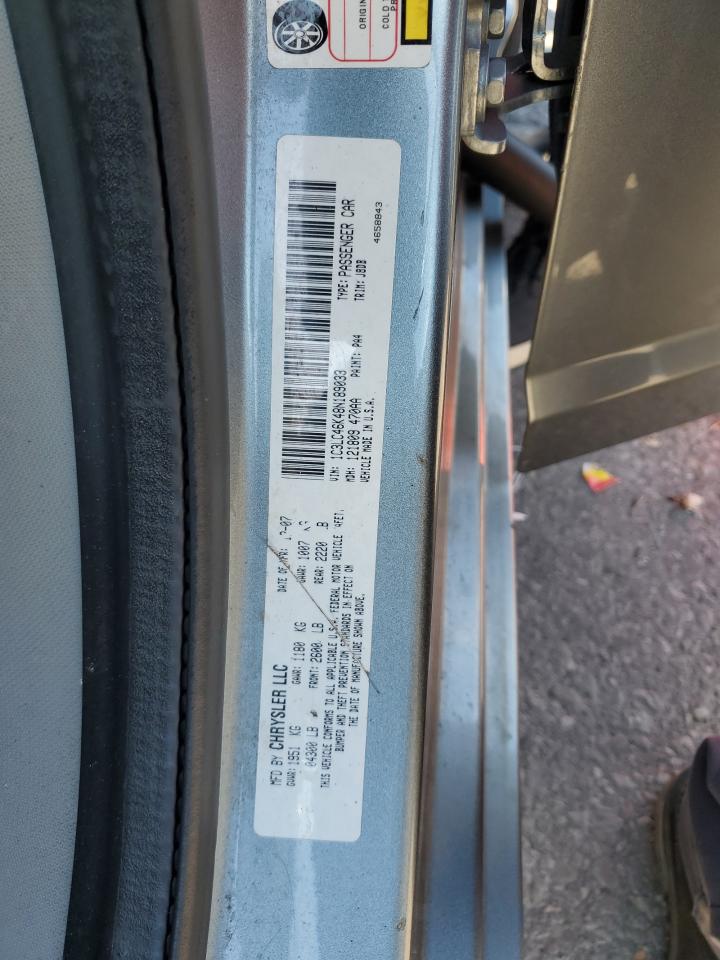 2008 Chrysler Sebring Lx VIN: 1C3LC46K48N189033 Lot: 84724935