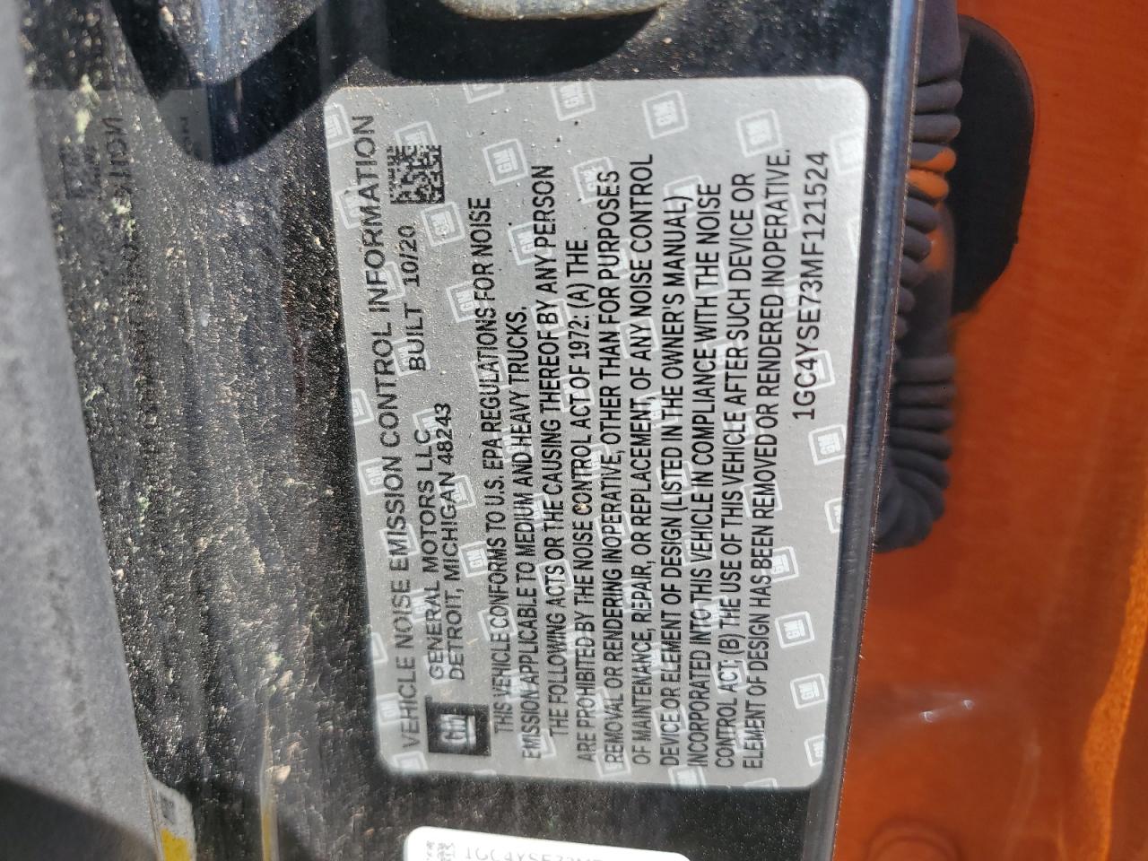 2021 Chevrolet Silverado K3500 VIN: 1GC4YSE73MF121524 Lot: 84951195