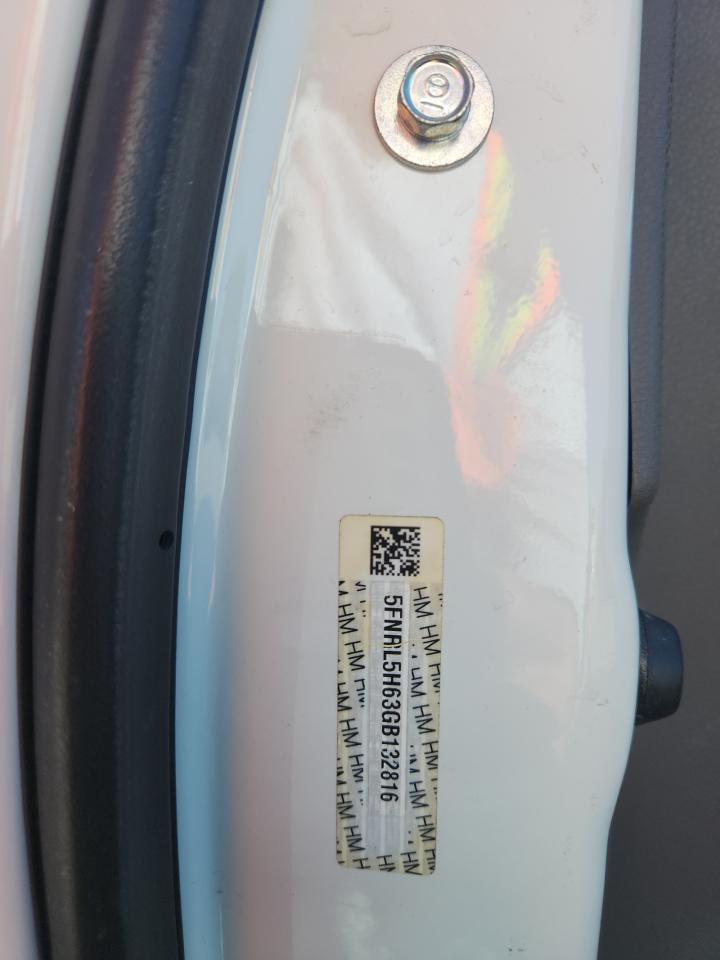 2016 Honda Odyssey Exl VIN: 5FNRL5H63GB132816 Lot: 85596875