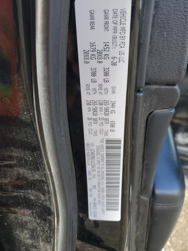 2020 Jeep Grand Cherokee Limited VIN: 1C4RJFBG1LC354176 Lot: 81752465