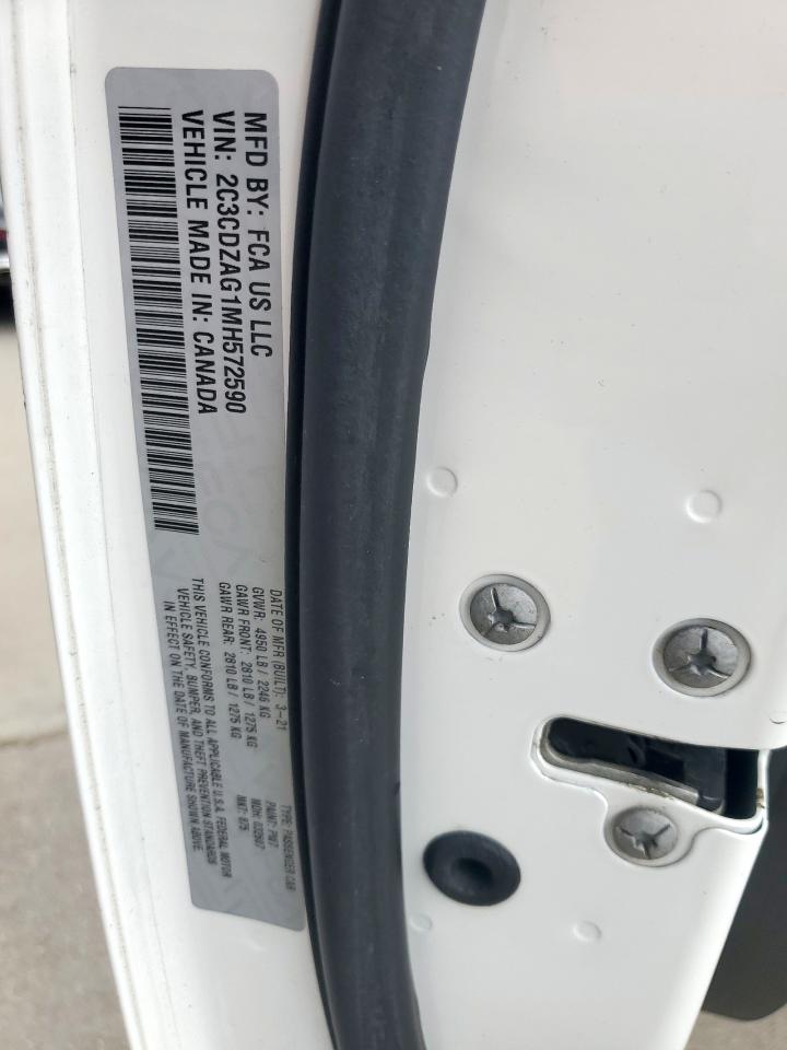 2021 Dodge Challenger Sxt VIN: 2C3CDZAG1MH572590 Lot: 90319055