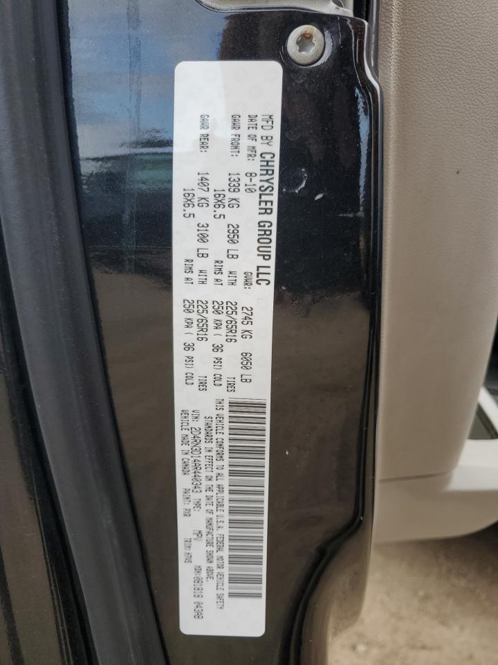 2010 Dodge Grand Caravan Hero VIN: 2D4RN3D14AR440343 Lot: 82374115