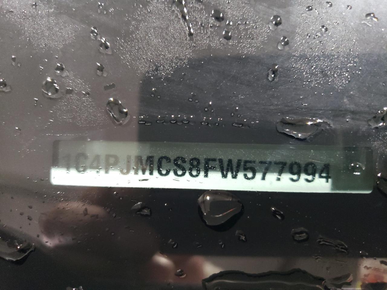 2015 Jeep Cherokee Latitude VIN: 1C4PJMCS8FW577994 Lot: 86148485