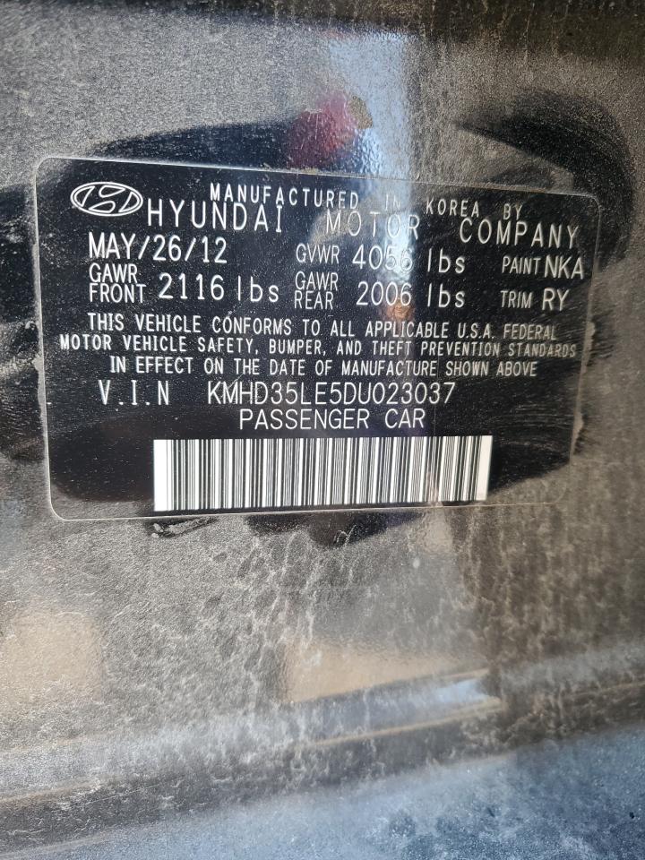 2013 Hyundai Elantra Gt VIN: KMHD35LE5DU023037 Lot: 87412565