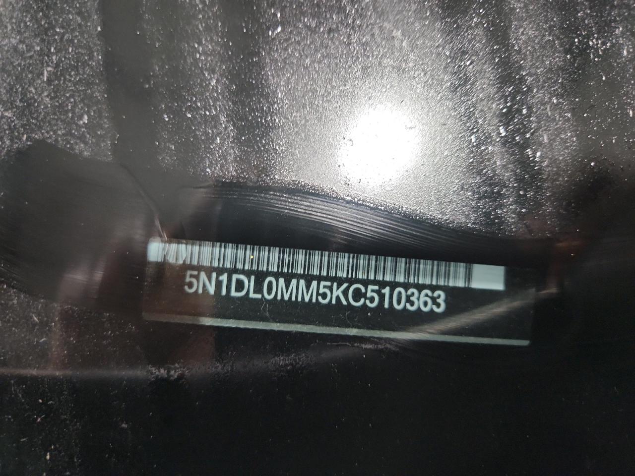 2019 Infiniti Qx60 Luxe VIN: 5N1DL0MM5KC510363 Lot: 84475025