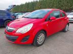 2012 VAUXHALL CORSA S ECOFLEX  for sale at Copart WHITBURN