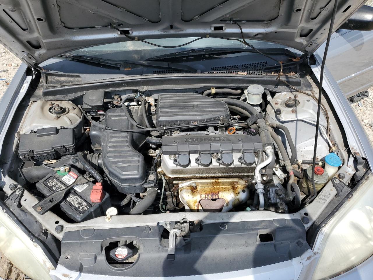 2001 Honda Civic Lx VIN: 2HGES16591H539921 Lot: 85567225