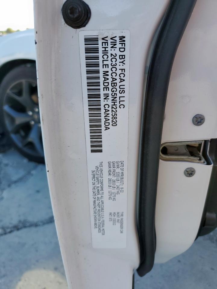 2022 Chrysler 300 S VIN: 2C3CCABG5NH225820 Lot: 85365515