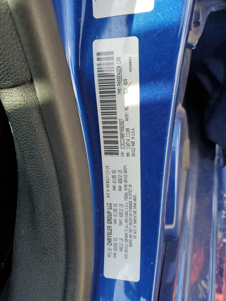 2015 Chrysler 200 Limited VIN: 1C3CCCAB6FN562927 Lot: 82717025