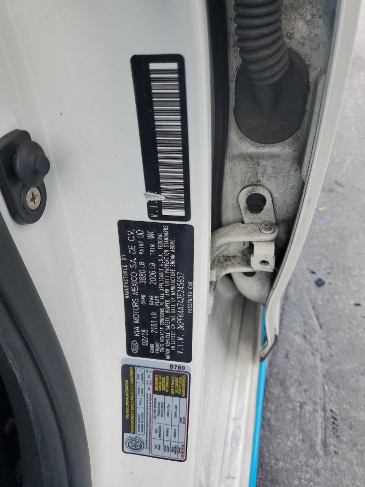 2018 Kia Forte Lx VIN: 3KPFK4A74JE245657 Lot: 86289625