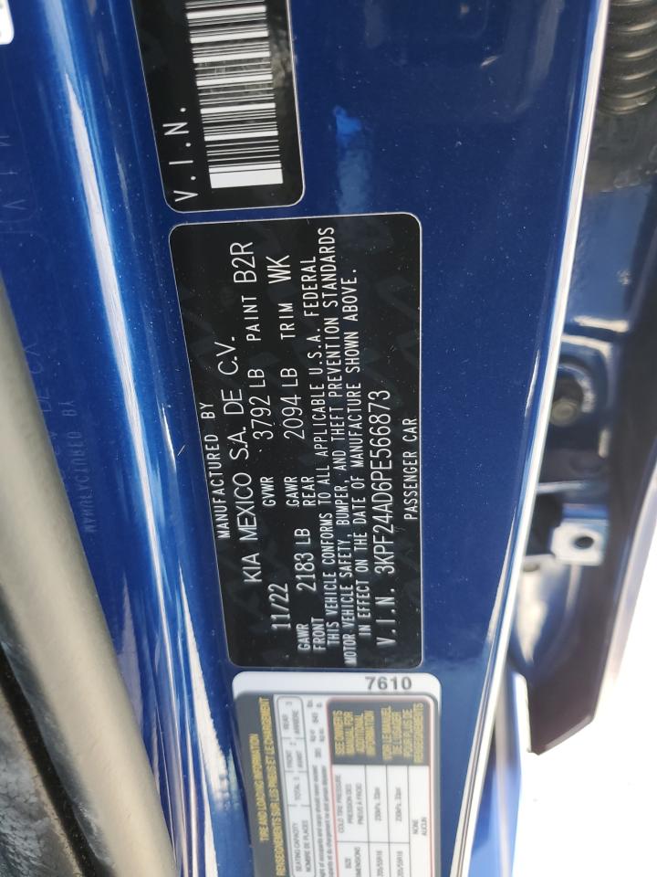 2023 Kia Forte Lx VIN: 3KPF24AD6PE566873 Lot: 82605865