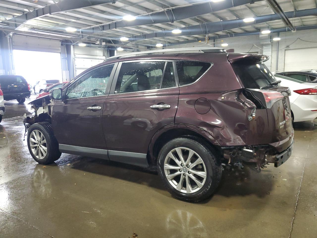 2017 Toyota Rav4 Limited purple suv gas 2T3DFREV0HW666257 photo #3