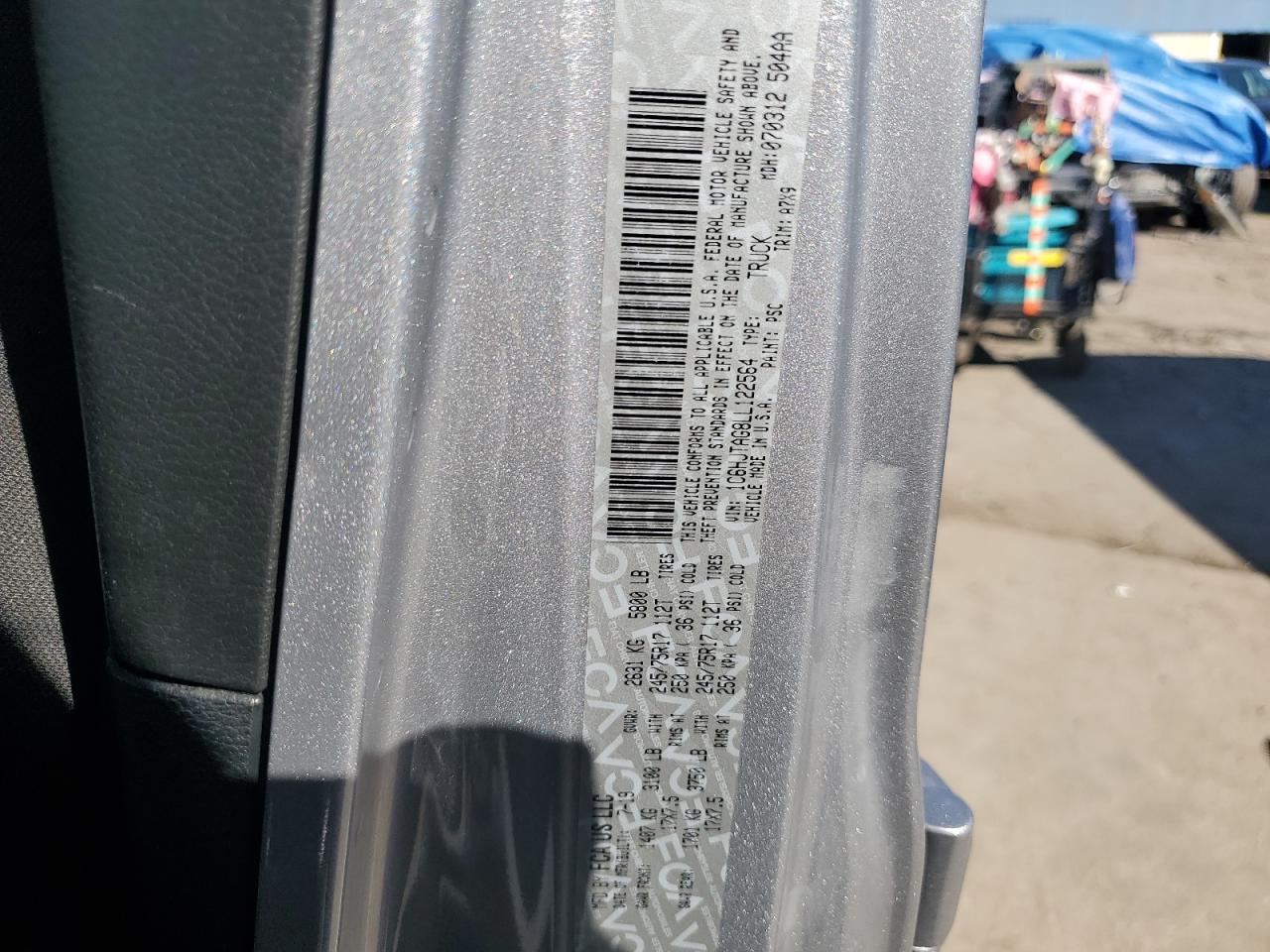 2020 Jeep Gladiator Sport VIN: 1C6HJTAG8LL122564 Lot: 86713625