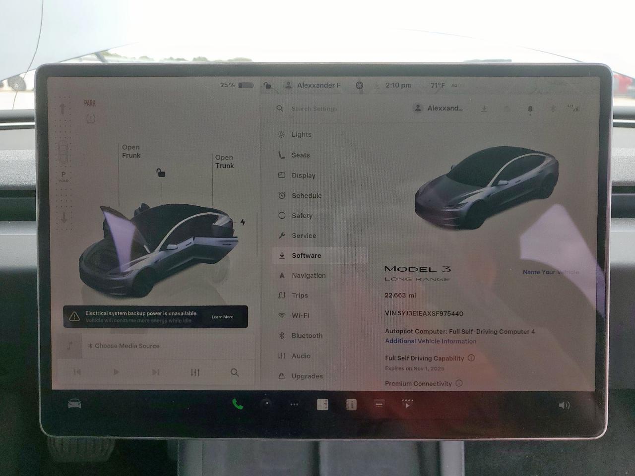 2025 Tesla Model 3 VIN: 5YJ3E1EAXSF975440 Lot: 90507415