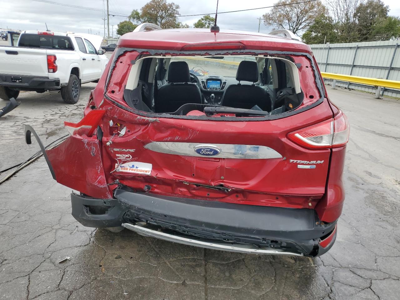 2016 Ford Escape Titanium VIN: 1FMCU9JX2GUB09222 Lot: 85649465
