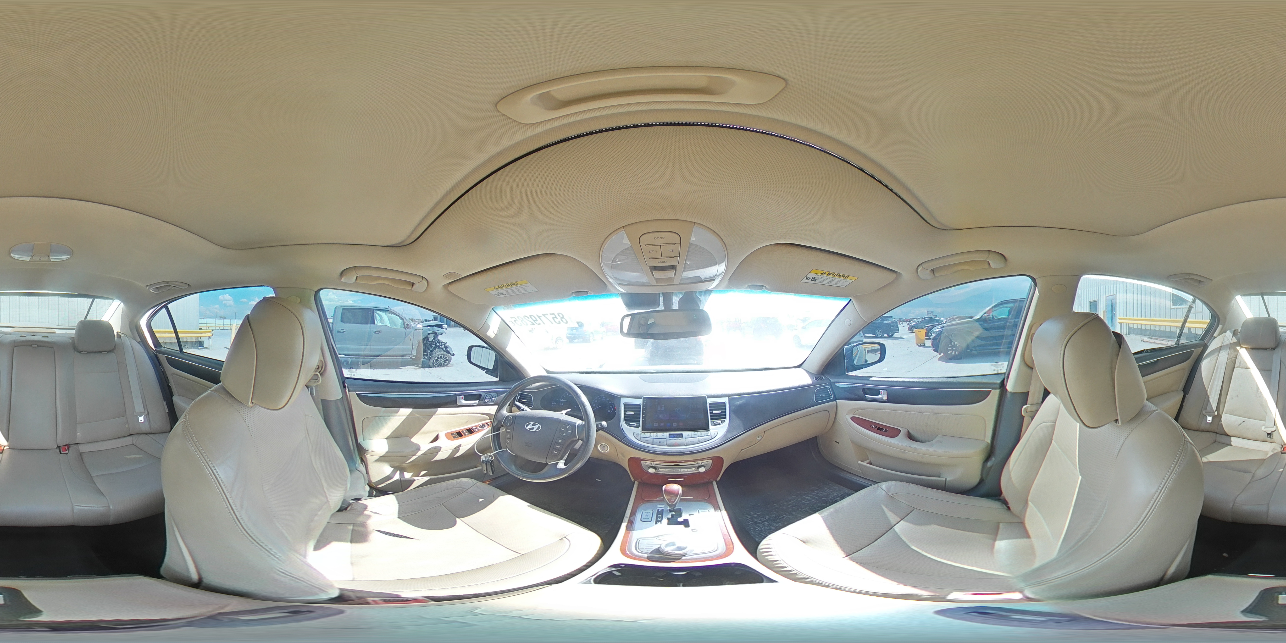 2013 Hyundai Genesis 3.8L VIN: KMHGC4DD2DU232300 Lot: 85719285