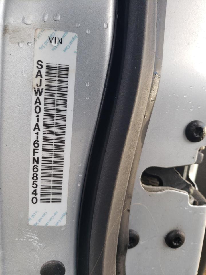 2006 Jaguar S-Type VIN: SAJWA01A16FN68540 Lot: 90084895