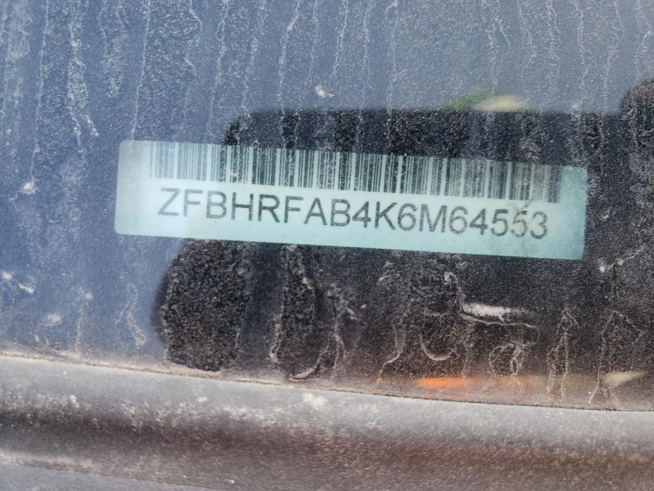 2019 Ram Promaster Delivery Van VIN: ZFBHRFAB4K6M64553 Lot: 90136985