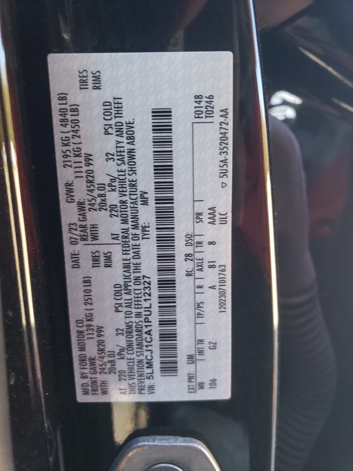 2023 Lincoln Corsair VIN: 5LMCJ1CA1PUL12327 Lot: 82624055