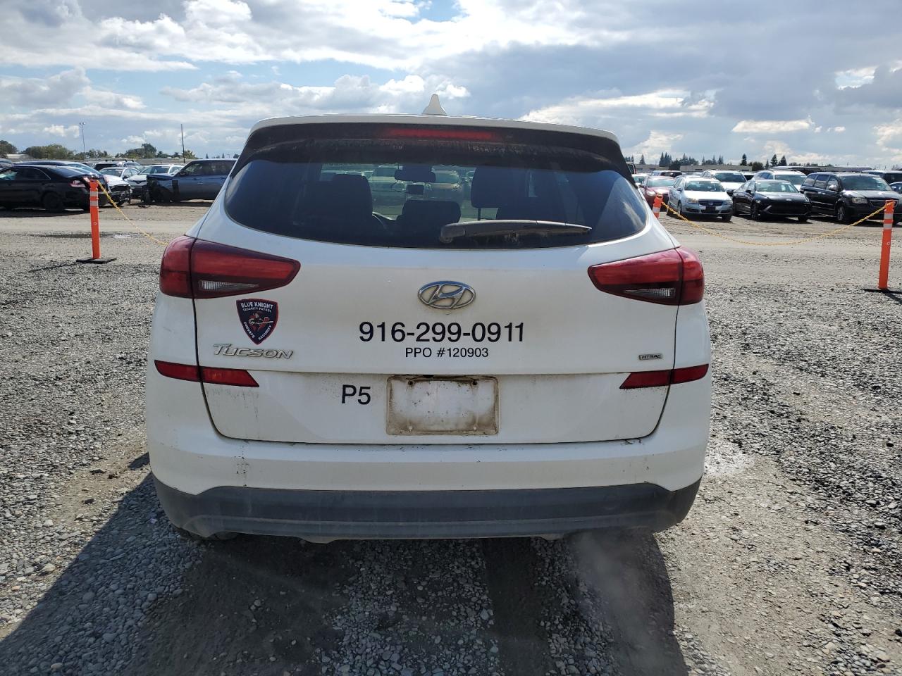 2019 Hyundai Tucson Se VIN: KM8J2CA45KU956762 Lot: 82505055