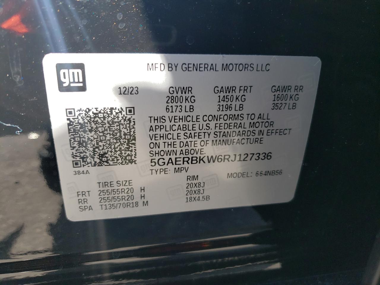 2024 Buick Enclave Essence VIN: 5GAERBKW6RJ127336 Lot: 84588165