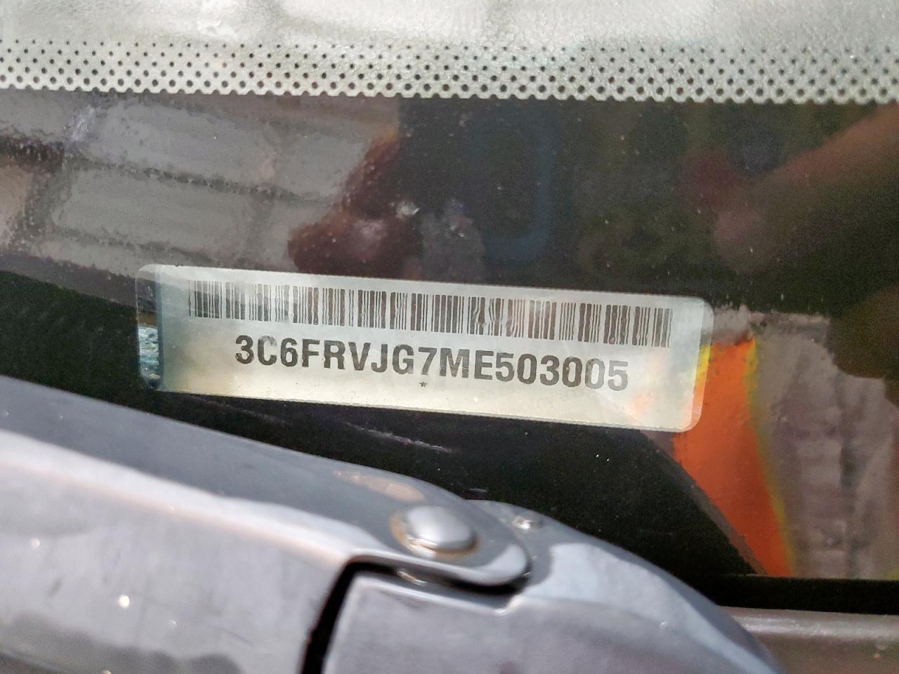 2021 Ram Promaster 3500 3500 High VIN: 3C6FRVJG7ME503005 Lot: 96631345