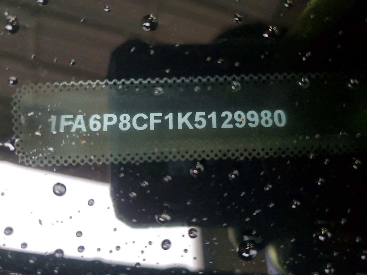 2019 Ford Mustang Gt VIN: 1FA6P8CF1K5129980 Lot: 90312895