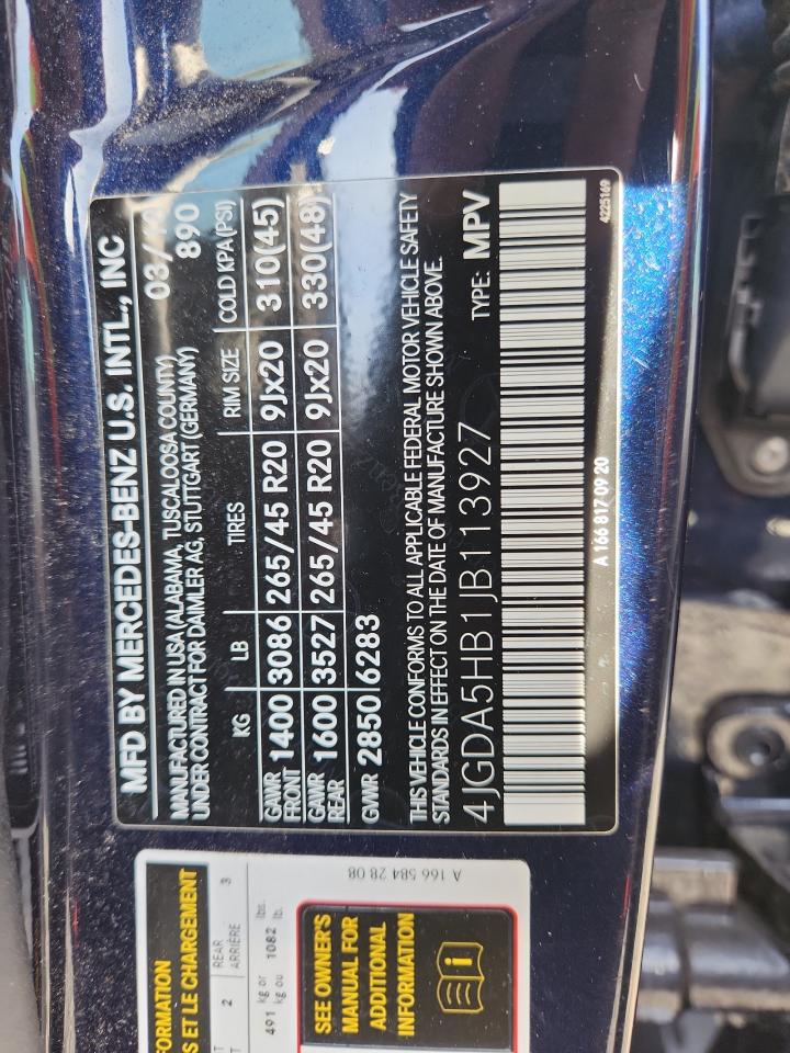 2018 Mercedes-Benz Gle 350 4Matic VIN: 4JGDA5HB1JB113927 Lot: 90084655