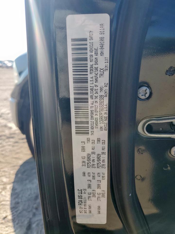 2016 Ram 1500 Longhorn VIN: 1C6RR7PT6GS292328 Lot: 85727975