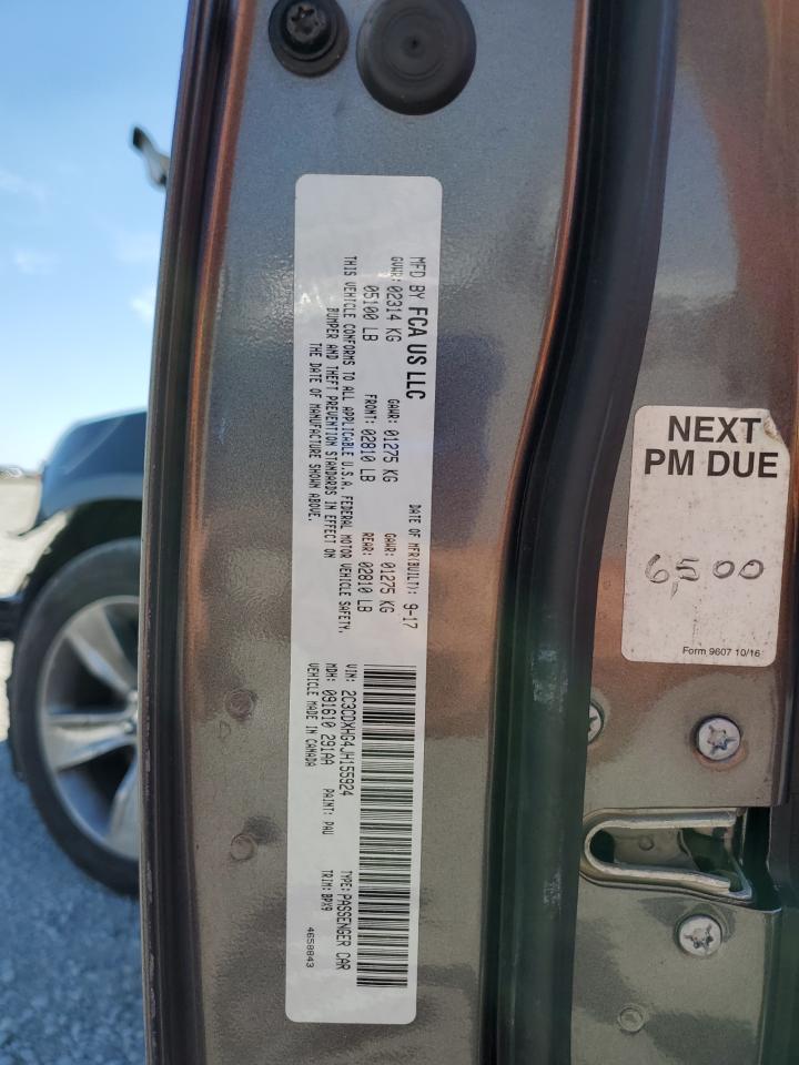 2018 Dodge Charger Sxt Plus VIN: 2C3CDXHG4JH155924 Lot: 85869585