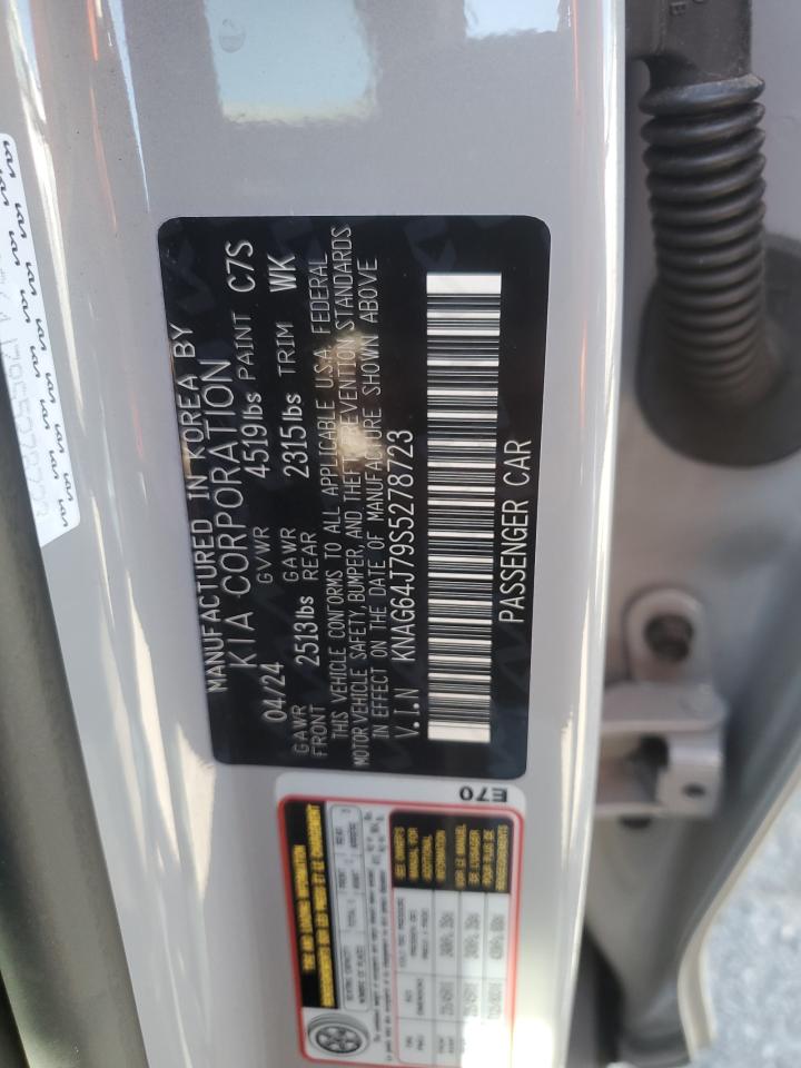2025 Kia K5 Gt Line VIN: KNAG64J79S5278723 Lot: 82349155
