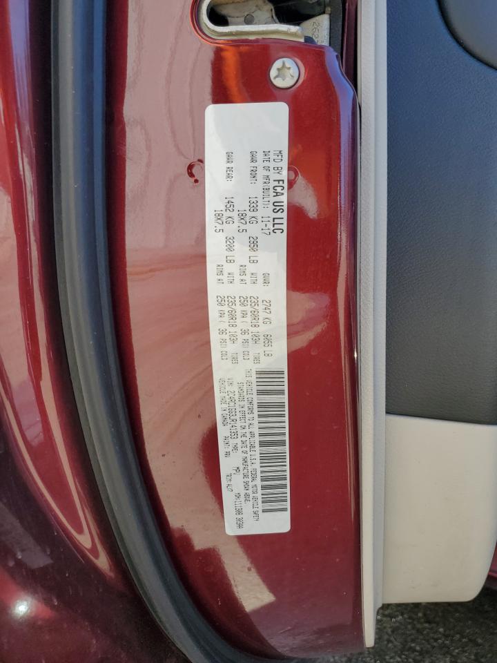 2018 Chrysler Pacifica Limited VIN: 2C4RC1GG3JR141353 Lot: 86873185