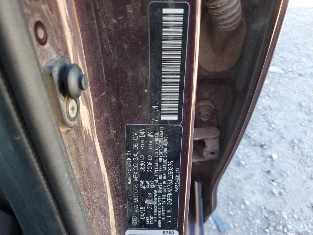 2018 Kia Forte Lx VIN: 3KPFK4A75JE260376 Lot: 82760905