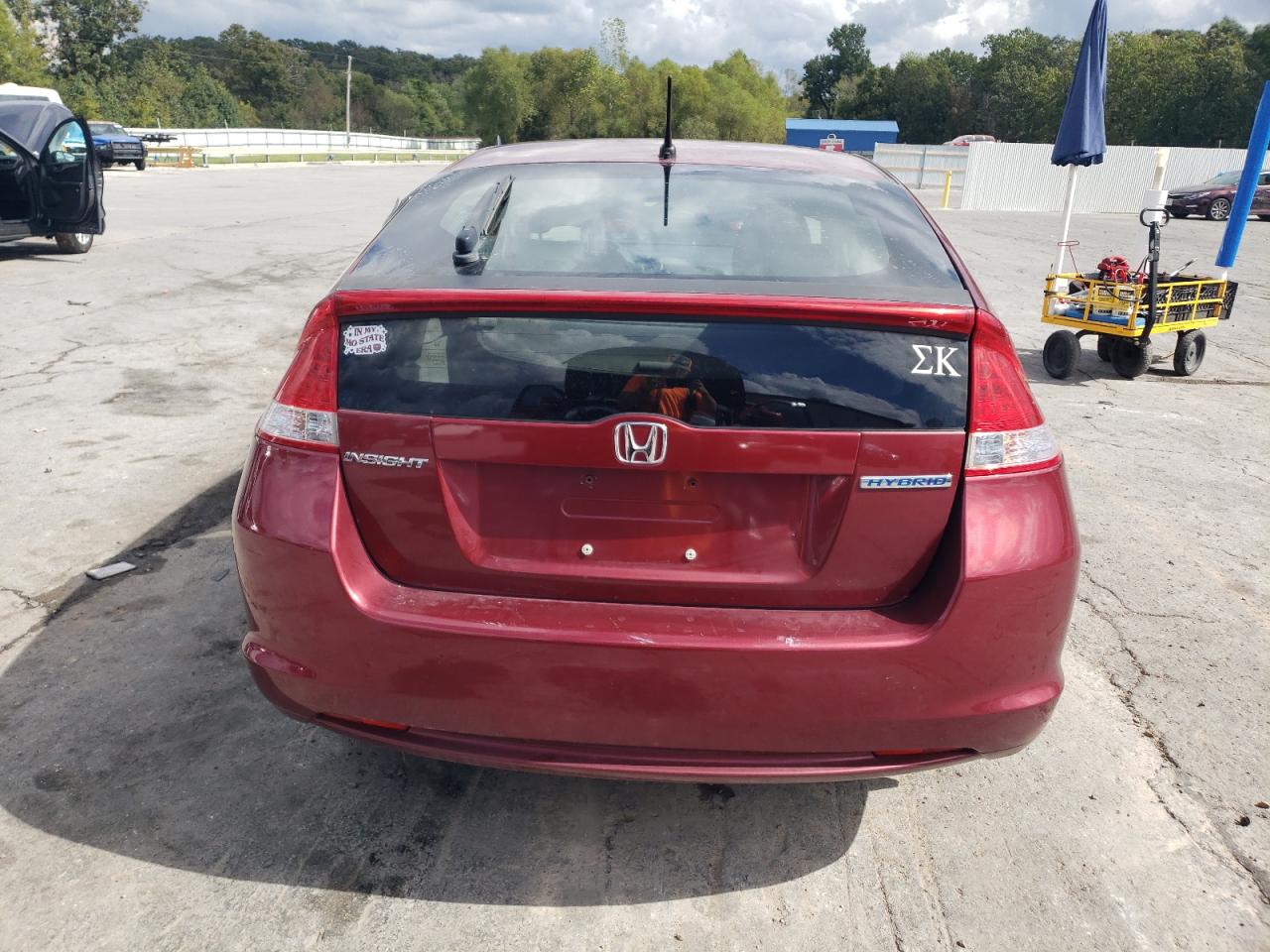2010 Honda Insight Ex VIN: JHMZE2H72AS031311 Lot: 85293425