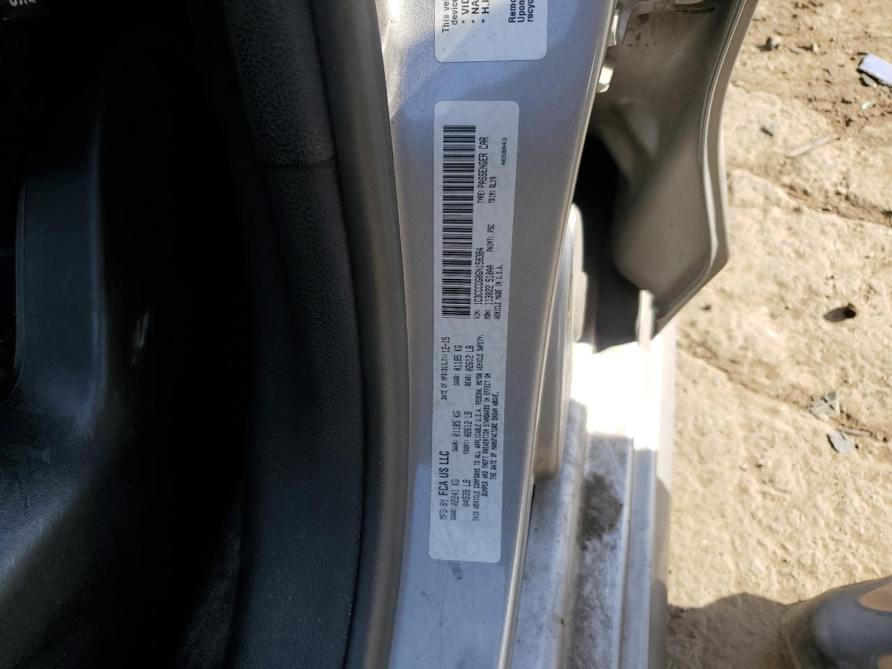 2016 Chrysler 200 S VIN: 1C3CCCDG0GN158384 Lot: 84889545