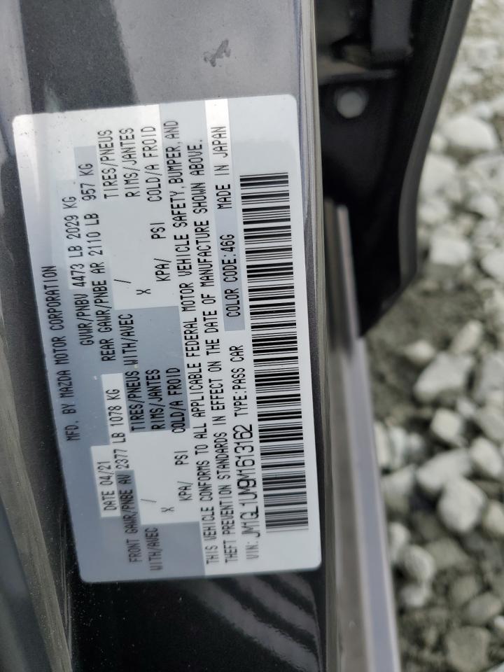 2021 Mazda 6 Sport VIN: JM1GL1UM9M1613162 Lot: 84457075