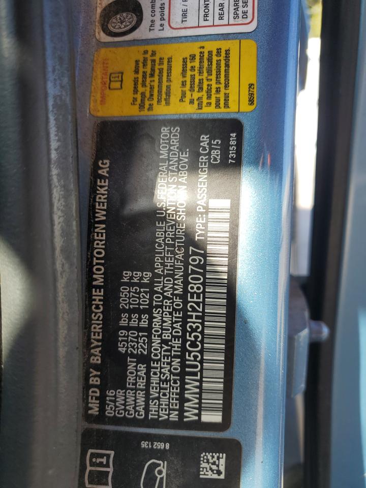 2017 Mini Cooper S Clubman All4 VIN: WMWLU5C53H2E80797 Lot: 82246135