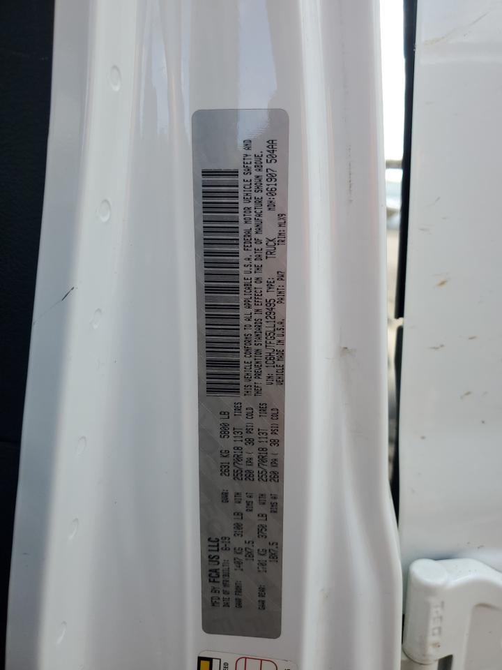 2020 Jeep Gladiator Overland VIN: 1C6HJTFG5LL129495 Lot: 90513435