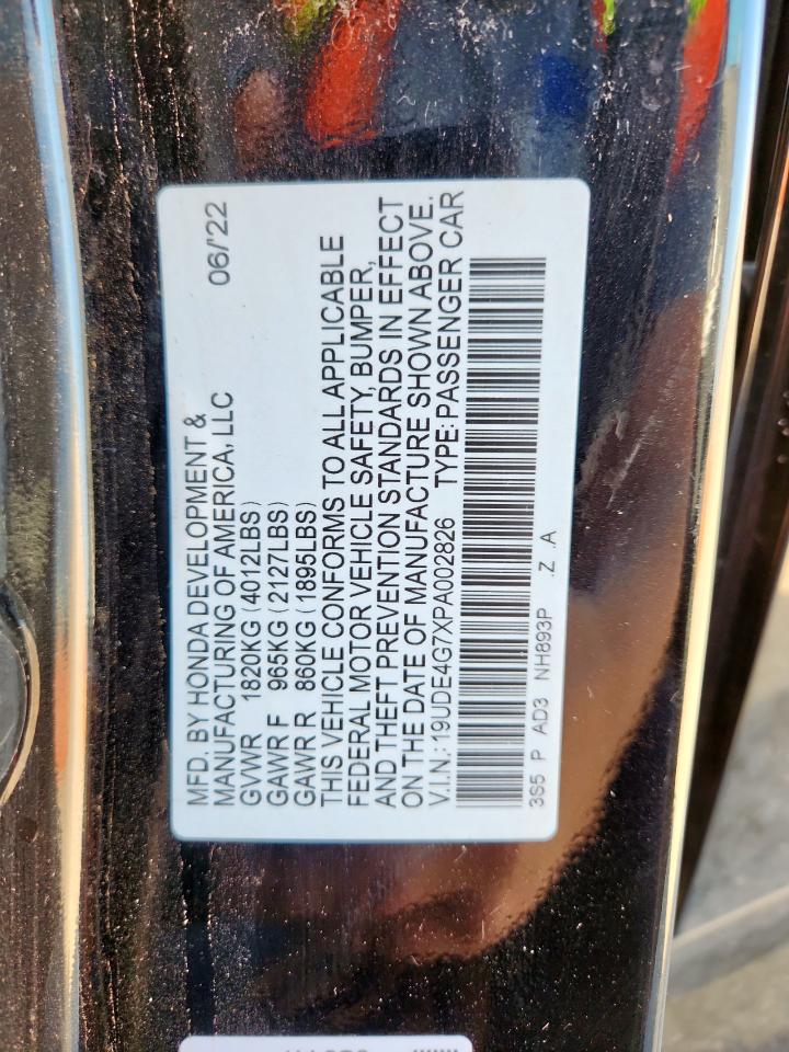 2023 Acura Integra A-Spec Tech VIN: 19UDE4G7XPA002826 Lot: 90725325